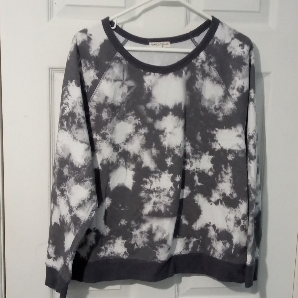 Grayson Threads Monochrome Tie-Dye Sweatshirt